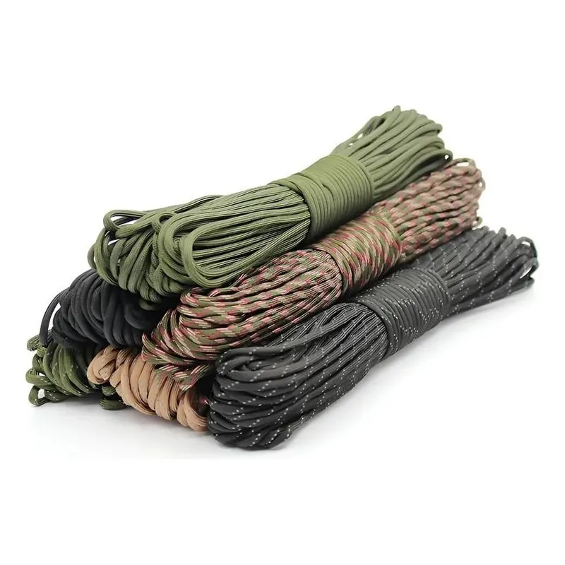 Paracord 4mm 250kg 7 Filamentos 5 Metros Cor Verde Exército