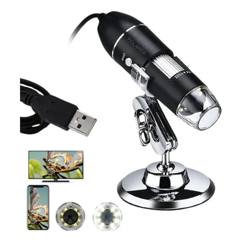 10x Microscópio Digital Usb Zoom Portátil Câmera Zoom 1600x