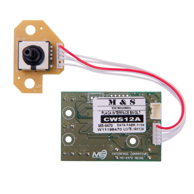 R3 Parts Refrigeração | PLACA INTERFACE PARA LAVADORA DE ROUPAS CONSUL 12KG MODELO CWS12A W11034330 W11196470 BIVOLT