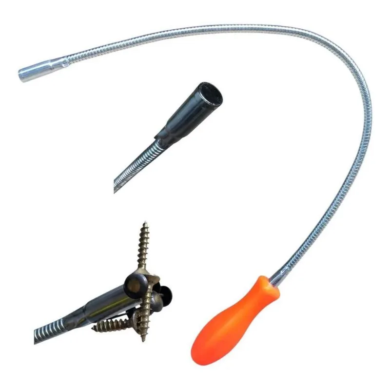 Pegador Magnético Imã Flexível 55 Cm Parafuso
