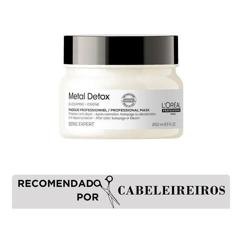 2x Máscara Capilar Protetora L'oréal Professionnel Metal Det