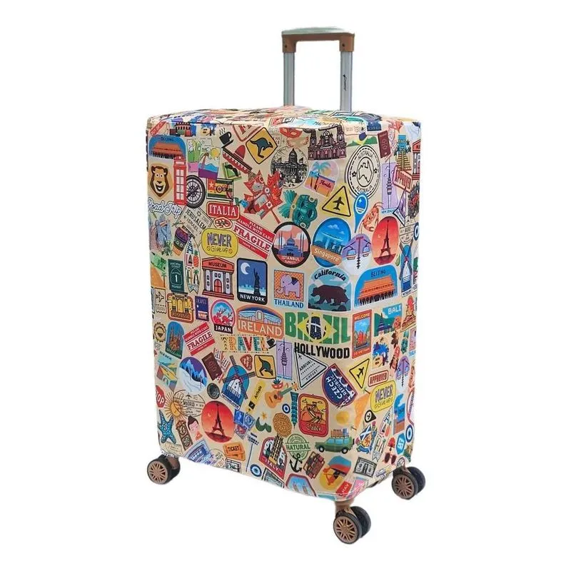 3x Capa Para Mala Viagem Tamanho G De 69cm Ate 74cm De Altur