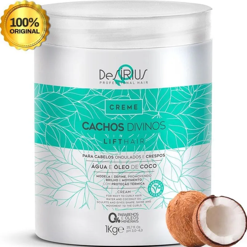 Nutrição Capilar Super Mascara Hidratante Cabelos Cacheados