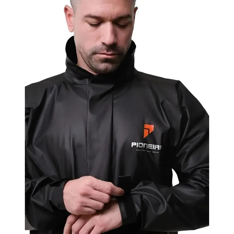 Capa De Chuva Moto Motoqueiro Pioneira Pvc Combate Masculin
