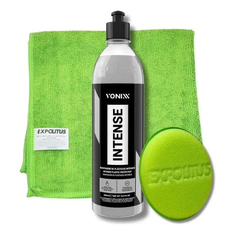 Revitalizador De Plásticos Internos Intense 500ml Vonixx