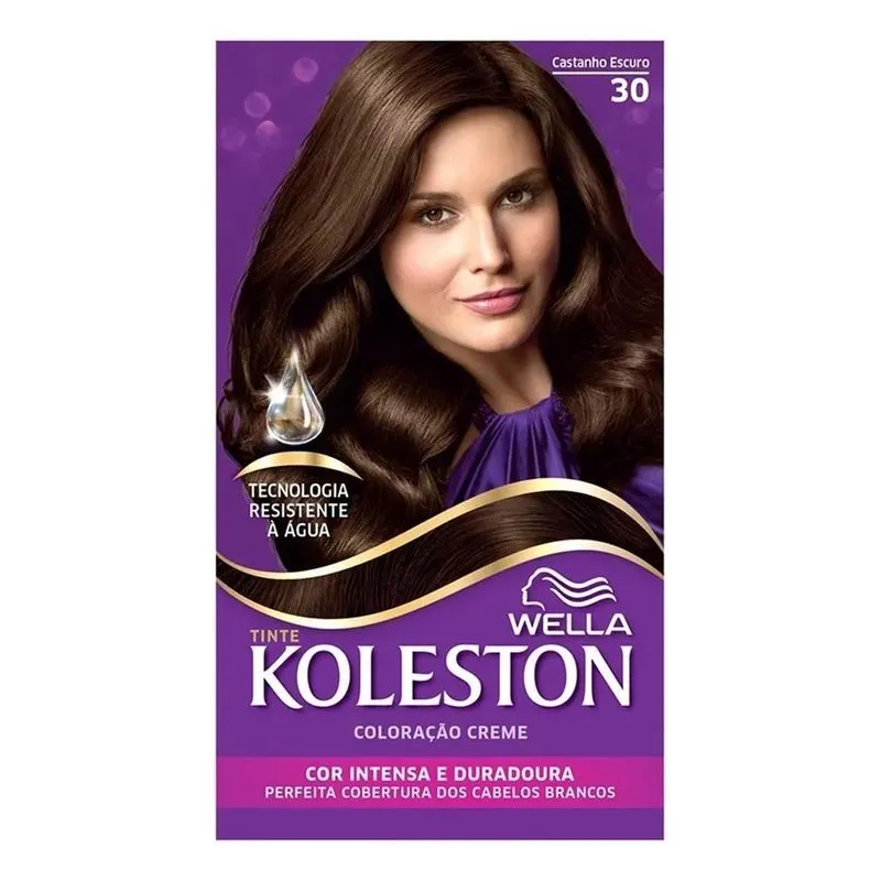 10x Tint. Koleston 30 Castanho Escuro