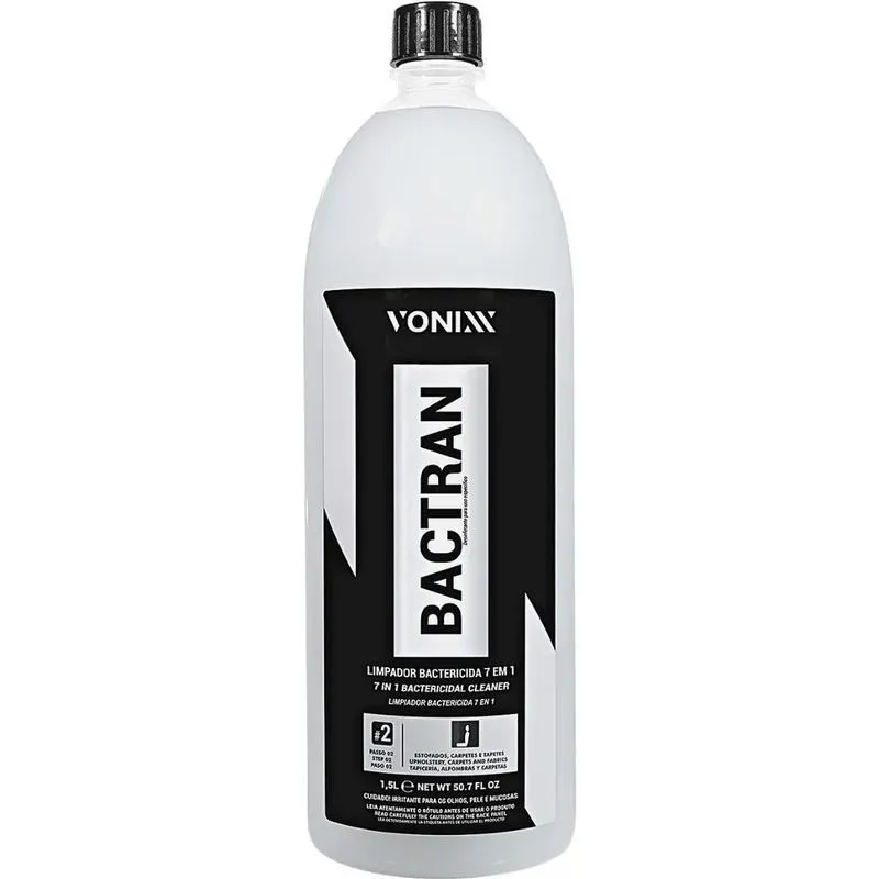 Bactran 1,5l Vonixx Limpa Estofados E Carpetes Automotivos