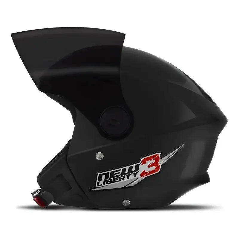 Capacete Moto Aberto Pro Tork New Liberty Three Preto Fosco