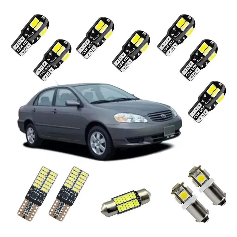 2x Kit Lampadas Led Premium Corolla 2005 06 2007 2