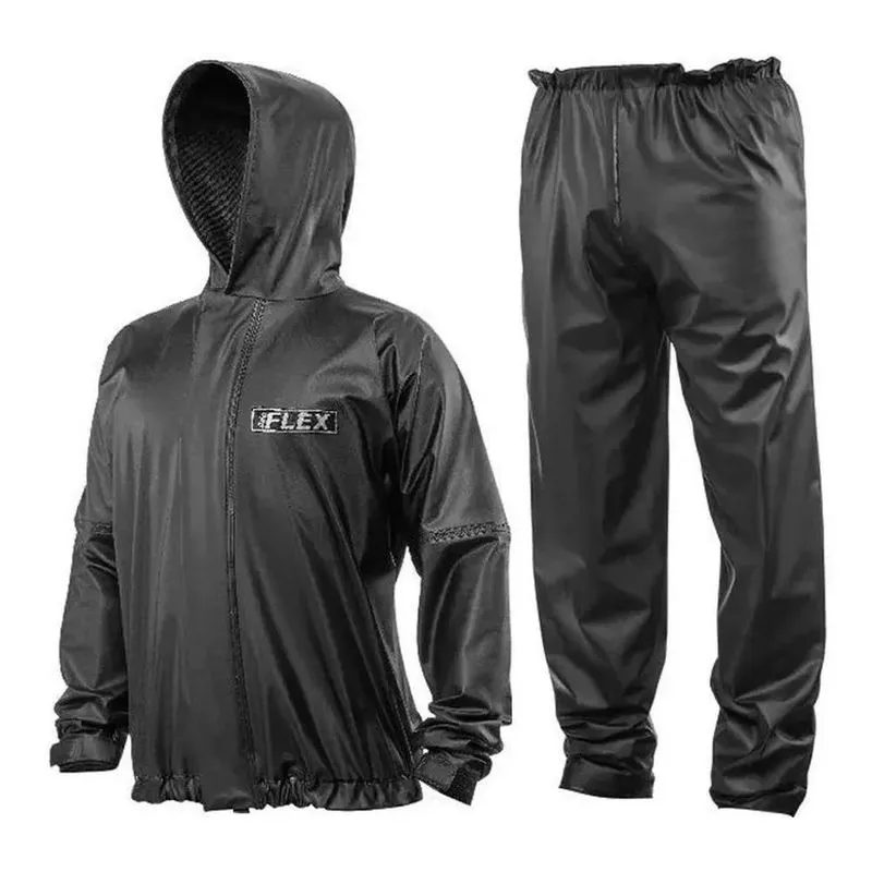 Capa De Chuva Com Capuz Delta Pvc Moto Motociclista M