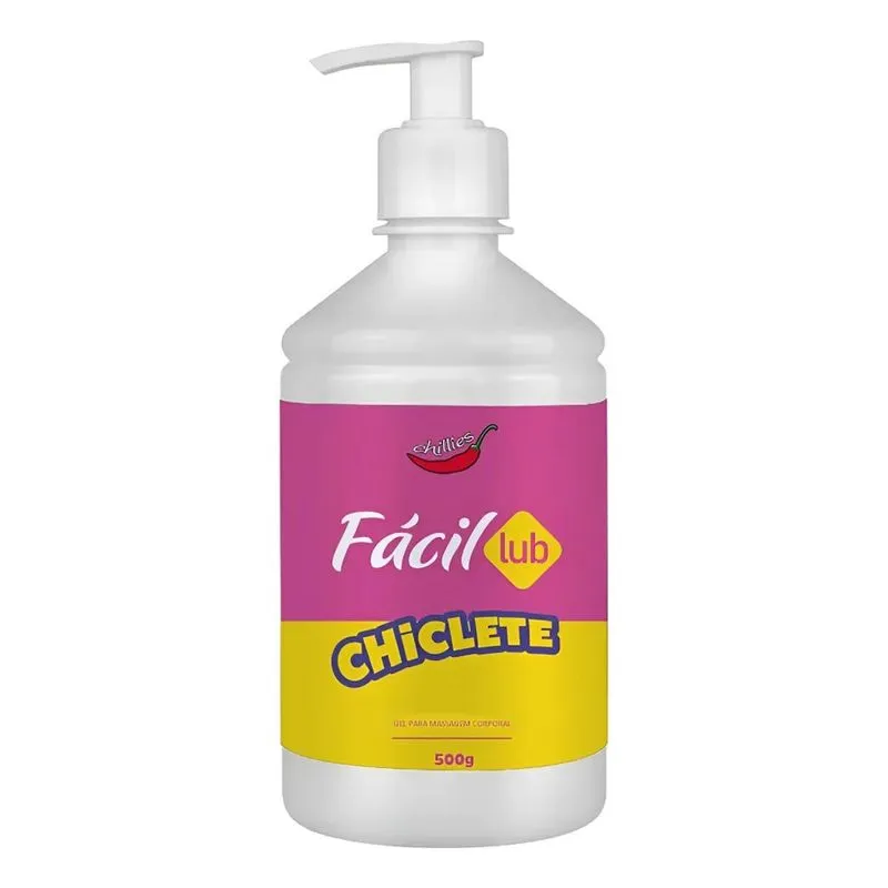 Tubo Lubrificante Intimo Neutro 500g Grande C Sabor: Chiclet