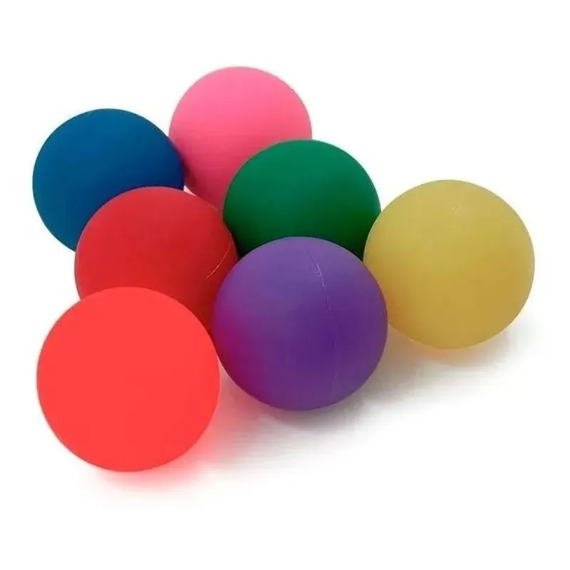 3x Kit 6 Bolas Exercitadora Fisioterapia Bolinha De Mão Lisa