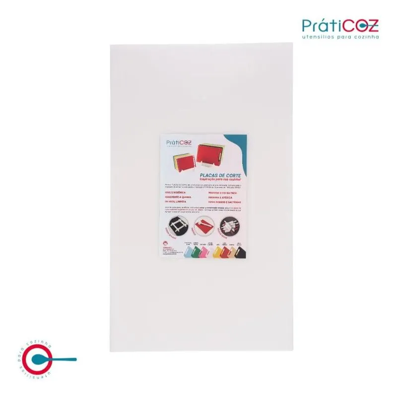 Tábua Práticoz 30x50 Esp 10 Mm Corte Reto Branca