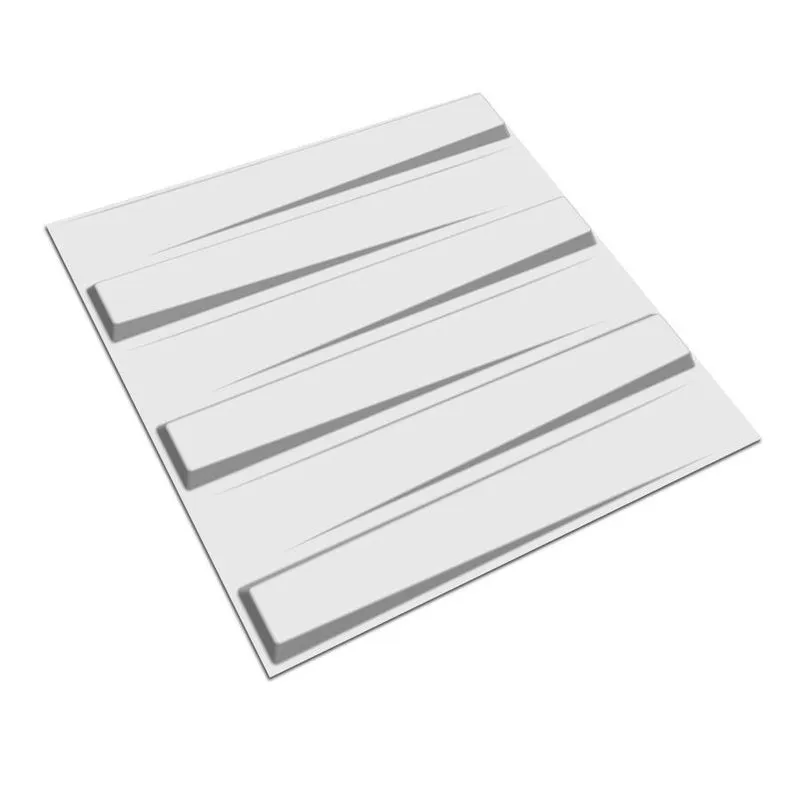 Kit 16 Placas 3d Pvc Preto Decoração Revestimento De Parede E Teto (4m) - Madri