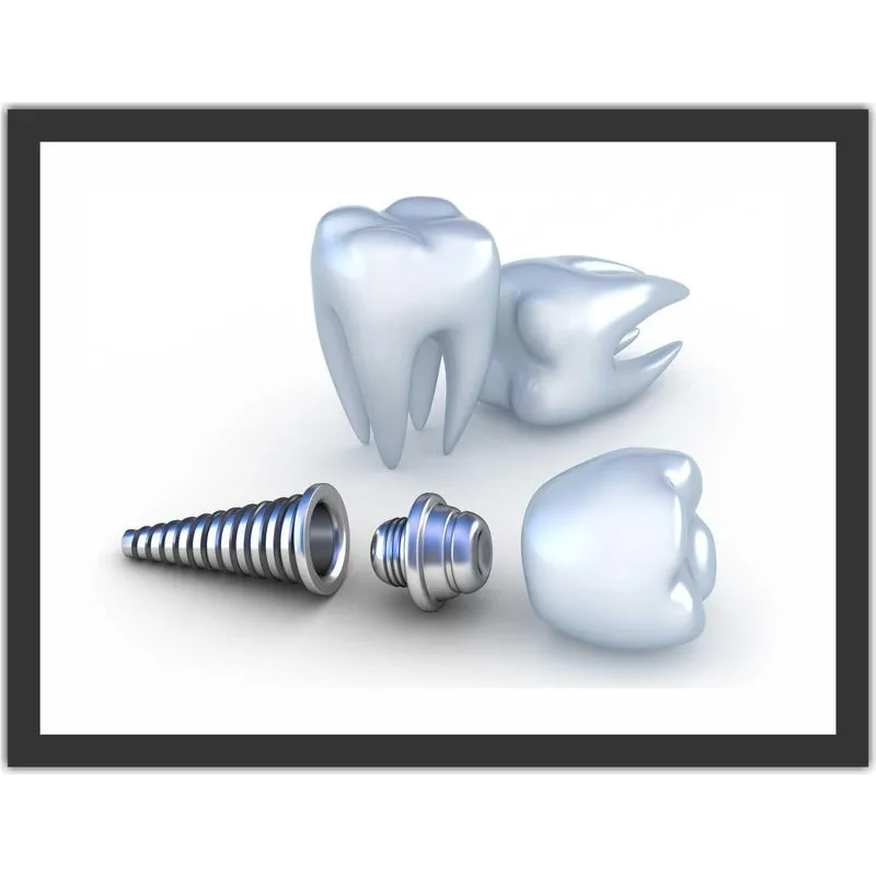 Quadro Decorativo Dentistas Odontologia Moldura G010