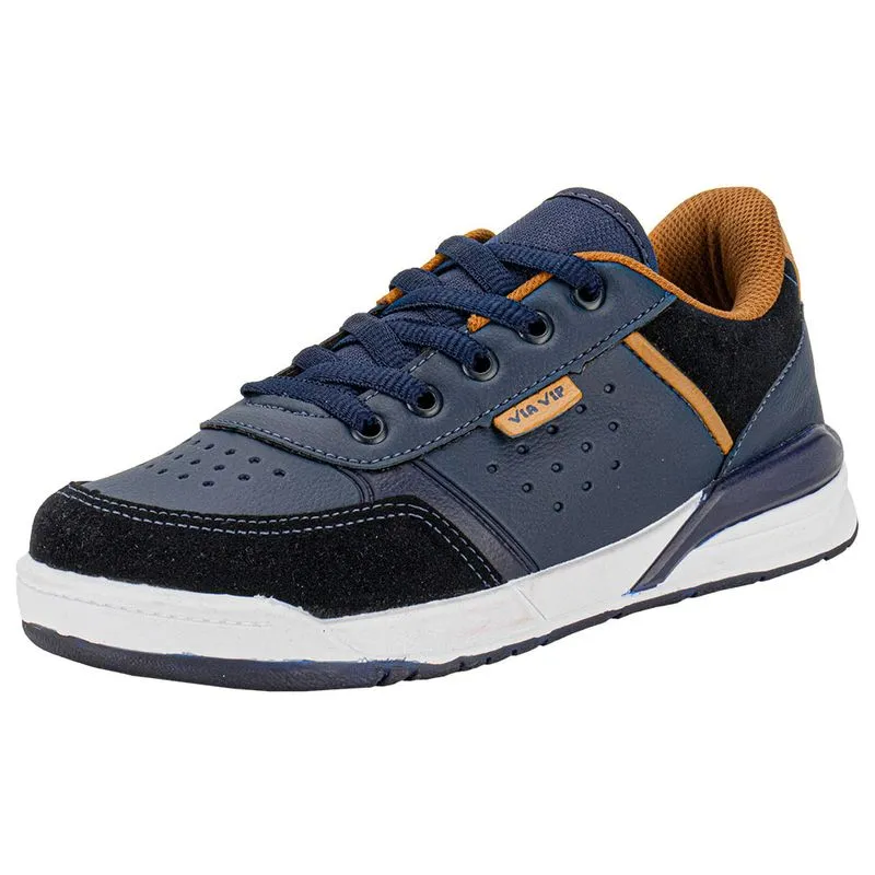 Tênis Infantil Masculino Via Vip VV4009 MARINHO 29