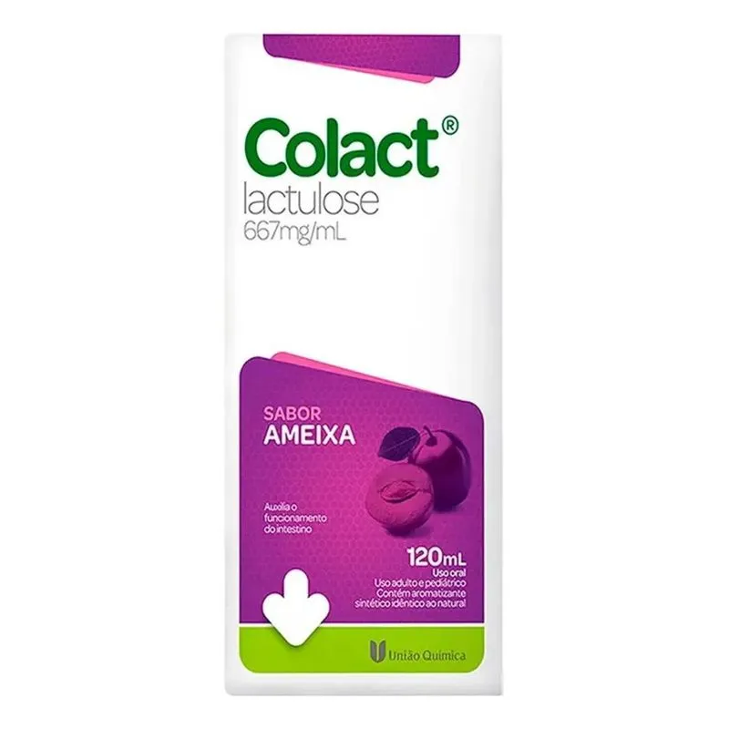 Colact Xarope União Química 120ml Sabor Ameixa