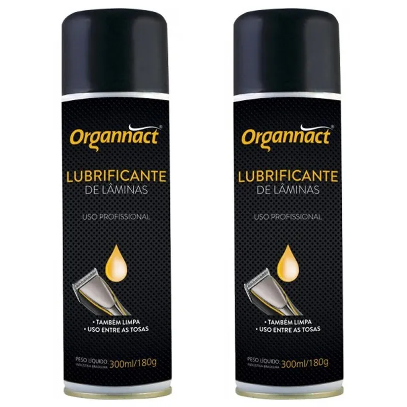 Combo 02Un Lubrificante De Laminas Para Tosa 300Ml Organnact