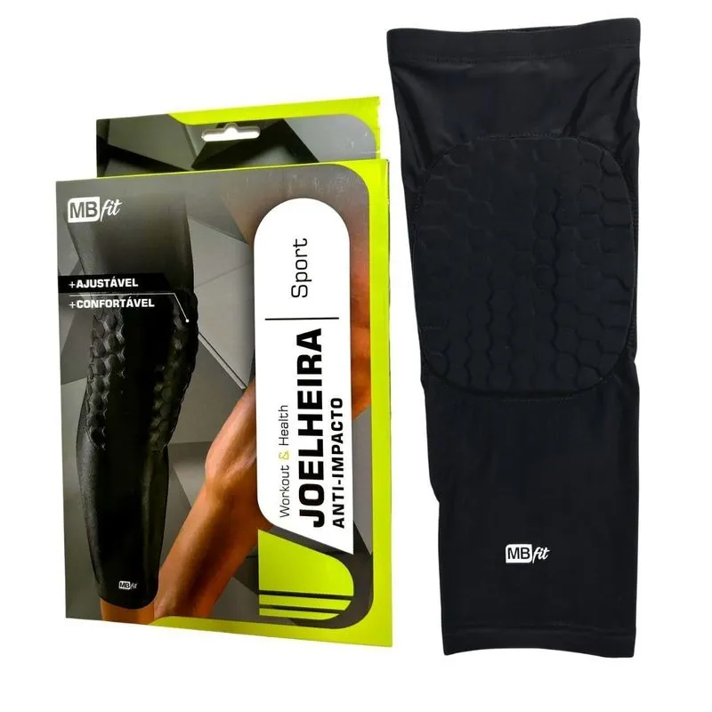 Joelheira Anti Impacto Compressão Ortopédica Ajustável Fit