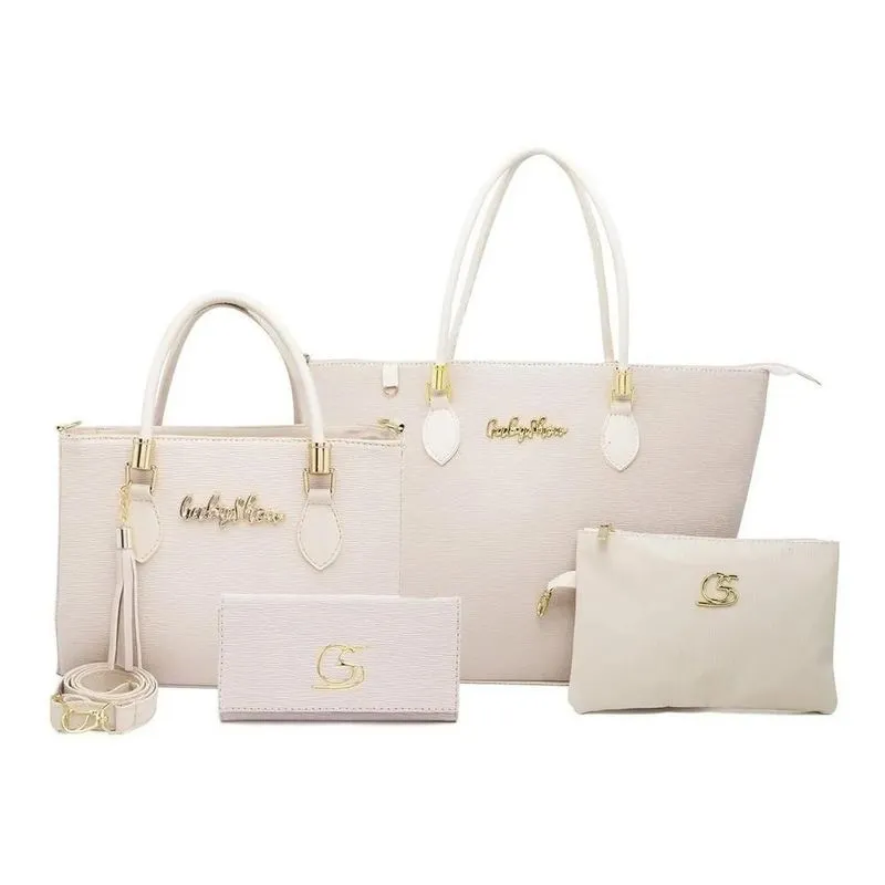 Bolsa Feminina Gaby Show Kit 4 Bolsa Bolsa Faculdade