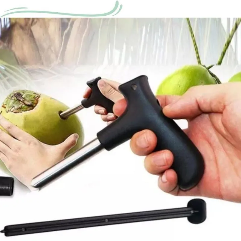 Fura Coco Furador Abridor Manual De Coco Inox Hoje