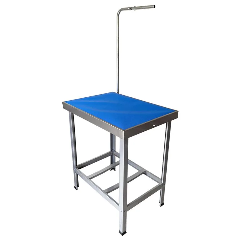 Mesa De Banho E Tosa Inox Alcapet 80x55cm Azul Apis-14p
