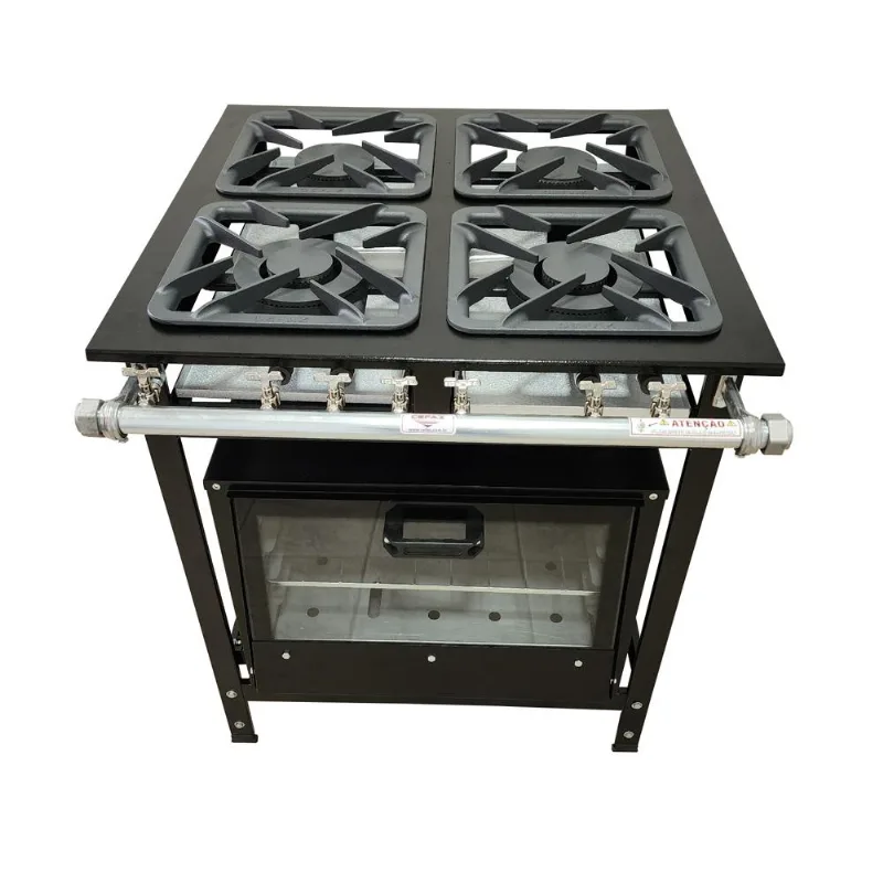Fogão 4 Bocas Cefaz Com Forno Linha Diamond Baixa Pressão Cfzd-015