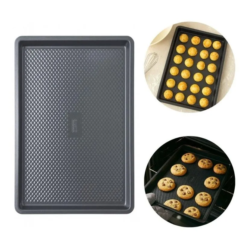 Forma Assadeira Cookies Biscoitos Antiaderente Forno 35cm