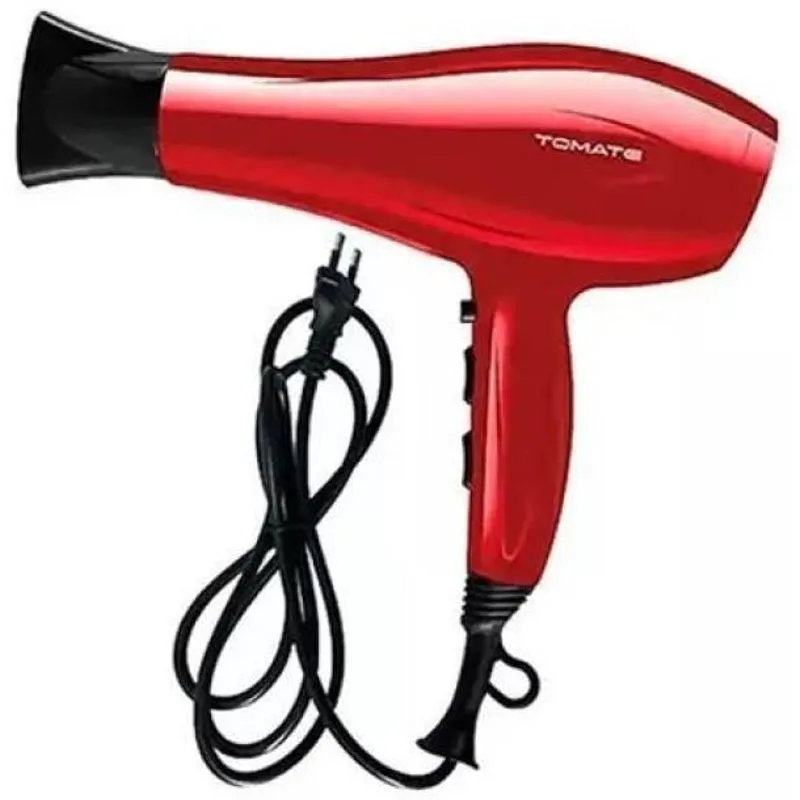 Secador De Cabelos110v Profissional Vermelho Tomate Mse-2600