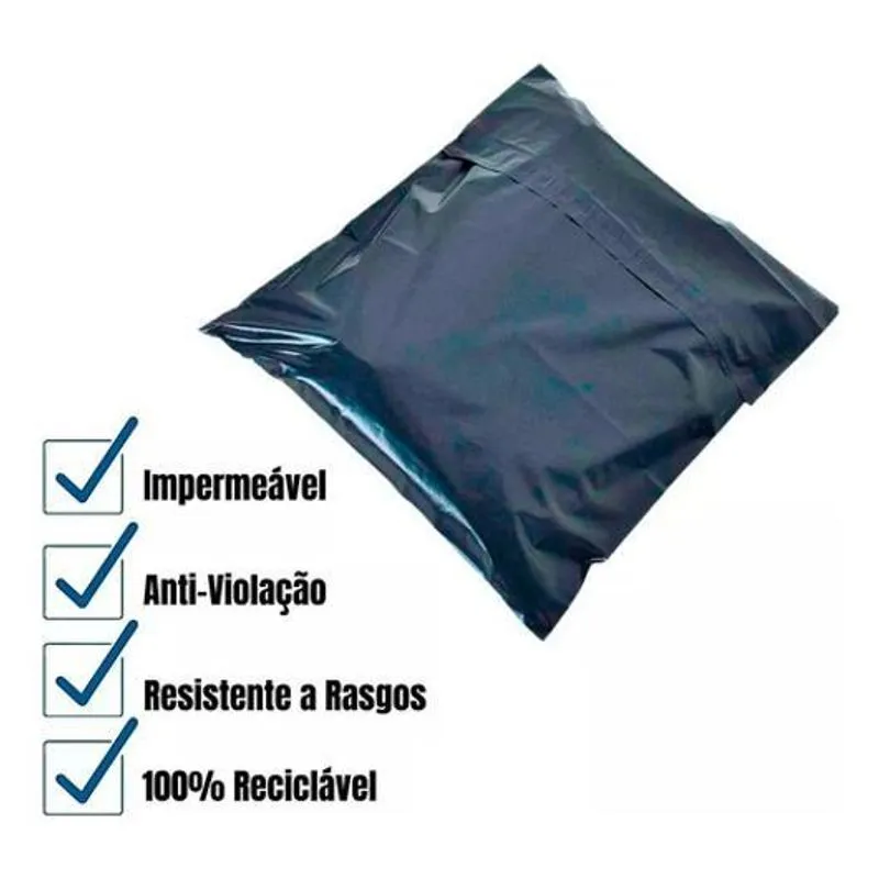 Kit 100 Envelopes Segurança 50x60 | Alta Qualidade