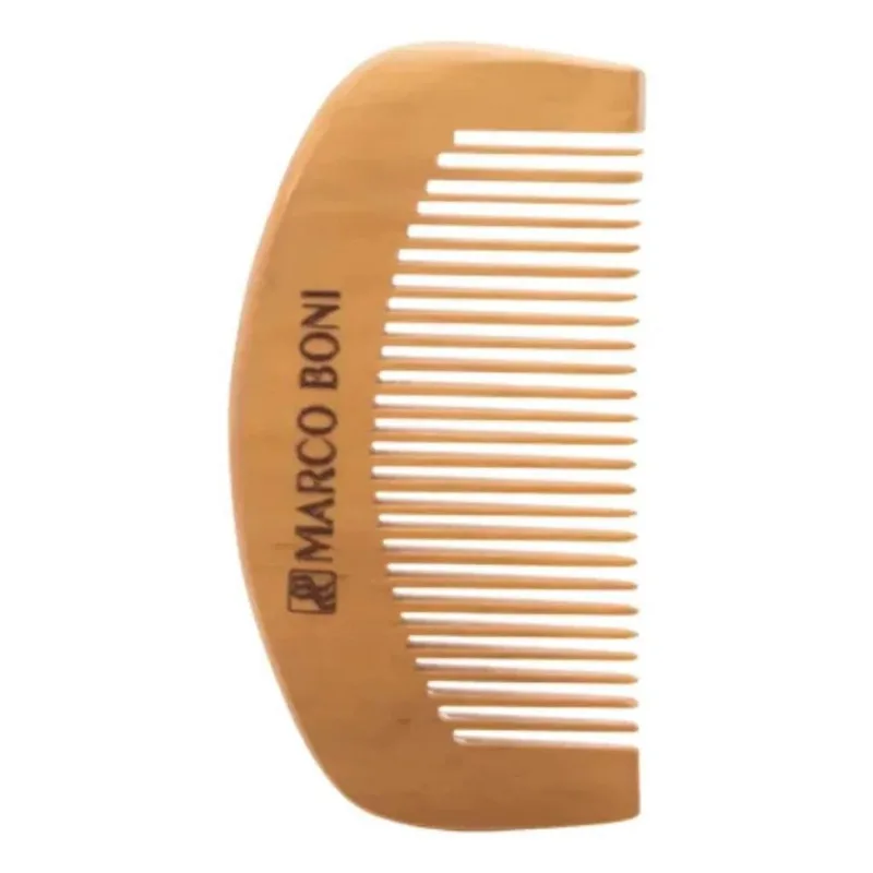 Pente De Madeira Premium Para Barba E Bigode Marco Boni
