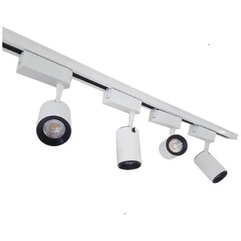 Trilho Eletrificado 3m + 3 Spot Led 7w 6000k Bivolt Branco