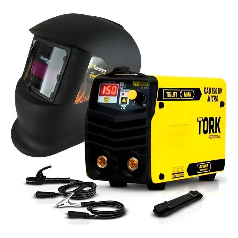Inversora Solda 150a Mma Tig Lift Ie-6150-bv Micro + Máscara
