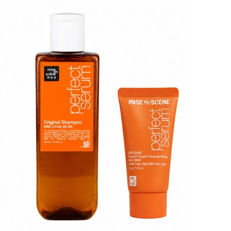 Mise en Scène Duo Perfect Serum Sh. 200ml+ Máscara Mini30g