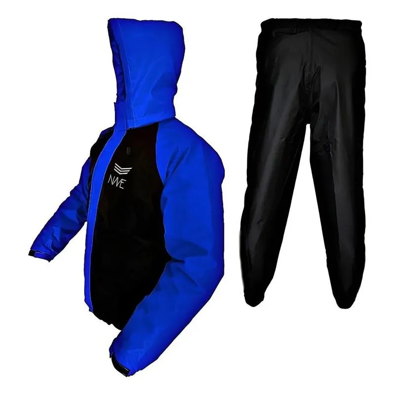 Capa De Chuva Motoqueiro Nylon Emborrachado Impe Preto/preto