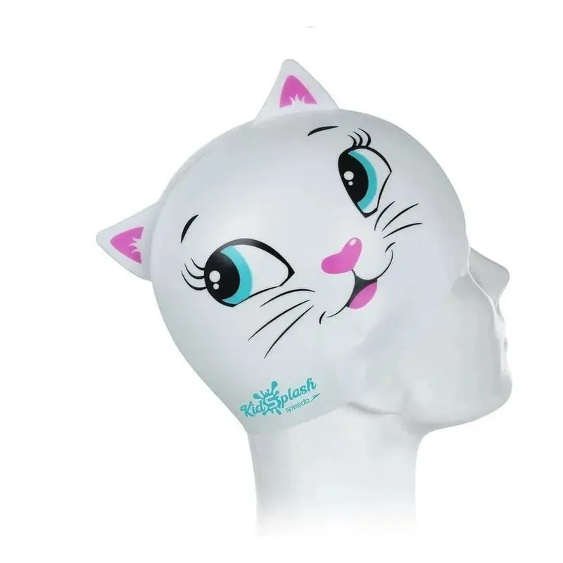 2x Touca De Natação Gato Da Neve Cat Cap Cor Branco - Speedo