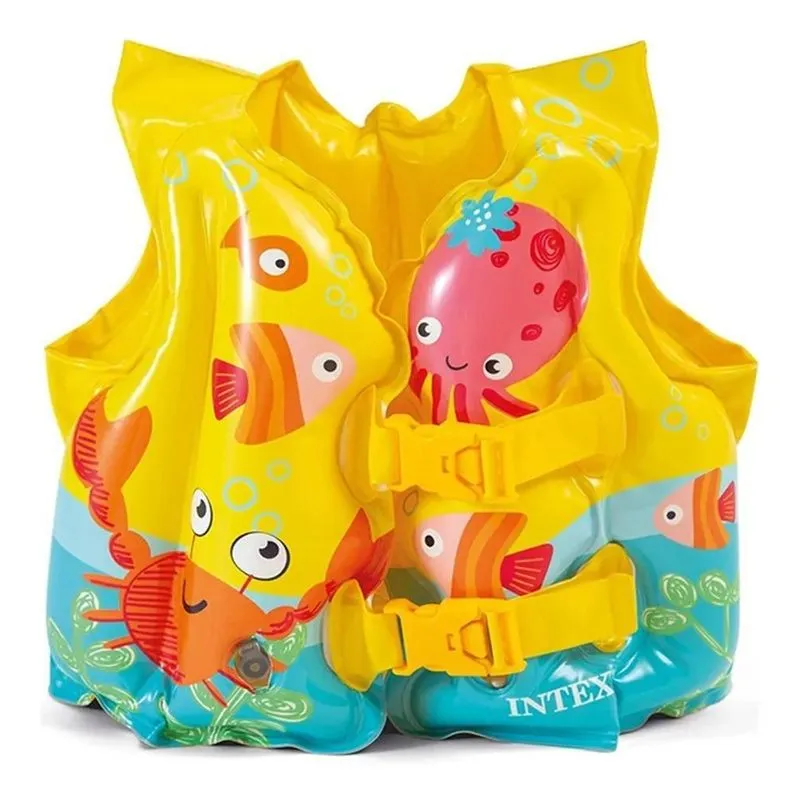 10x Colete Inflável Boia Infantil Para Bebê Criança Peixinh