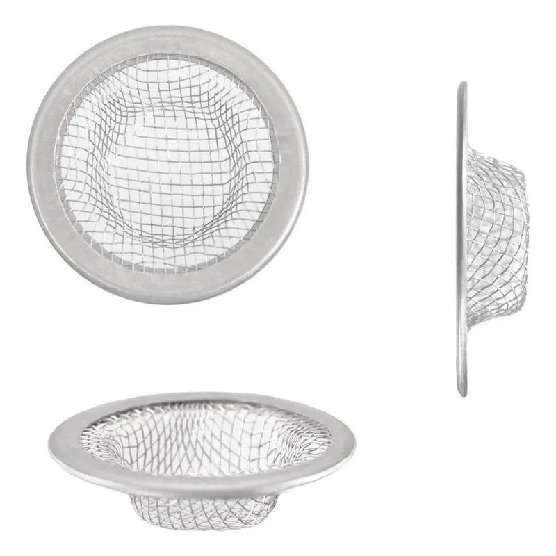 10x Kit 10 Unid. Ralo Japonês Tela Inox Pia Lavatório Tanqu