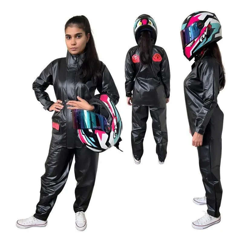 Capa Chuva Motoqueiro Moto Masculina Feminina Feminino Exg
