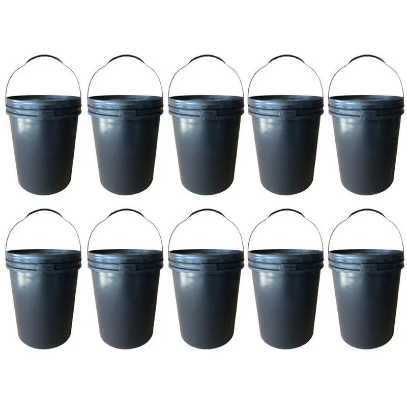 Balde De Tinta Guache Grande - 10 Pçs
