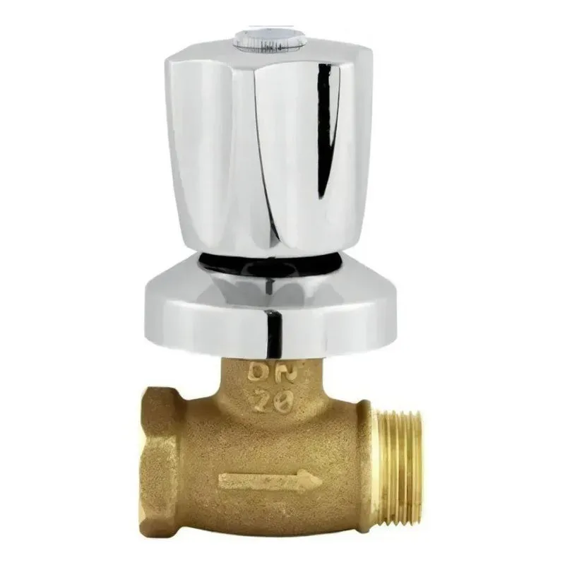 3x Registro Pressão De 3/4 Em Metal Base Padrão Acabamento C