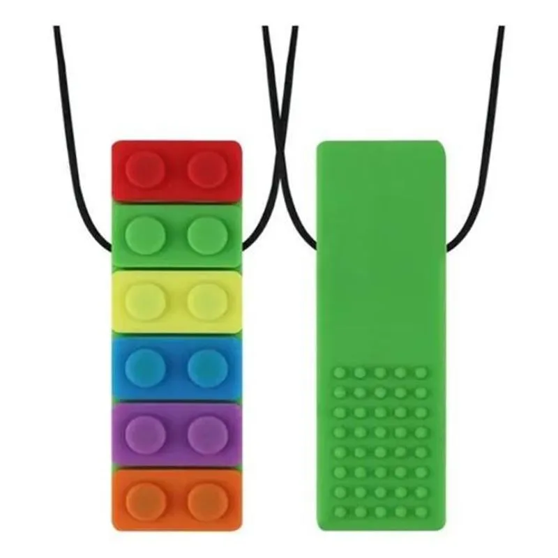 Colar Mordedor Sensorial Silicone P/autismo Ansiedade Stress