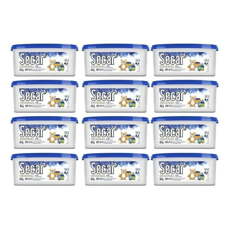Anti Mofo Secar 12un X 80g - Desumidificador, Armário Gaveta