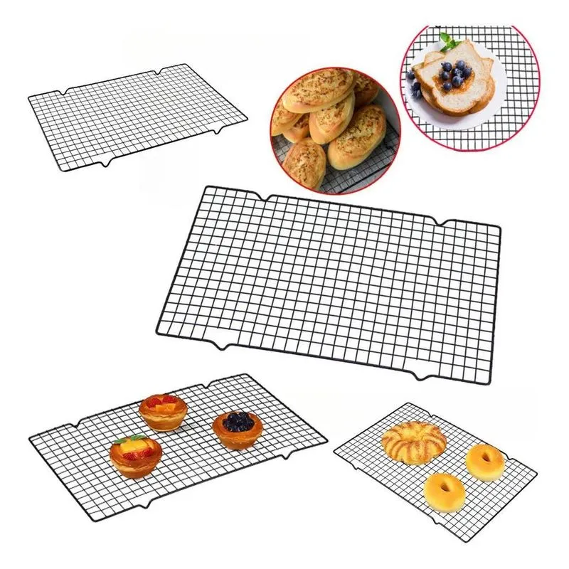 3x Grade Para Confeitaria Resfriar Bolo Cozinha Antiaderente