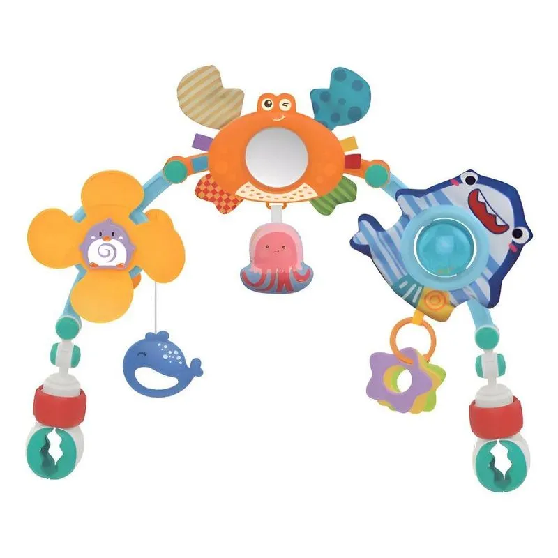 Móbile Para Carrinho E Berço Com Chocalho Ocean - Maxi Baby