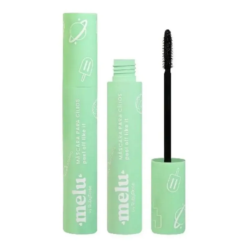 10x Mascara De Cílios Peel Off Melu By Ruby Rose 14,5g Like