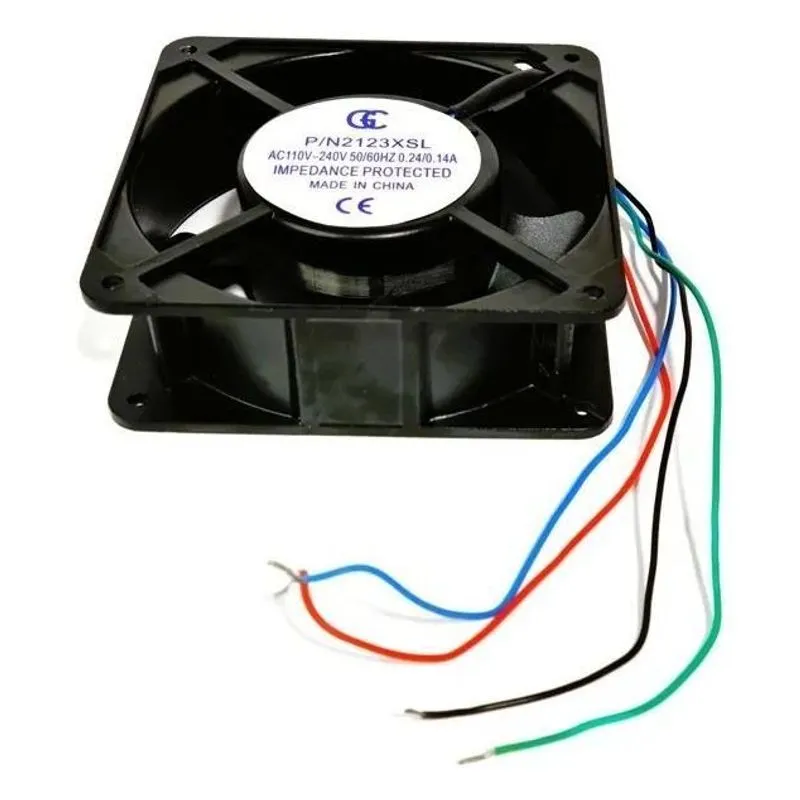 5x Microventilador Cooler Ventoinha Bivolt 110v 220v 120x120