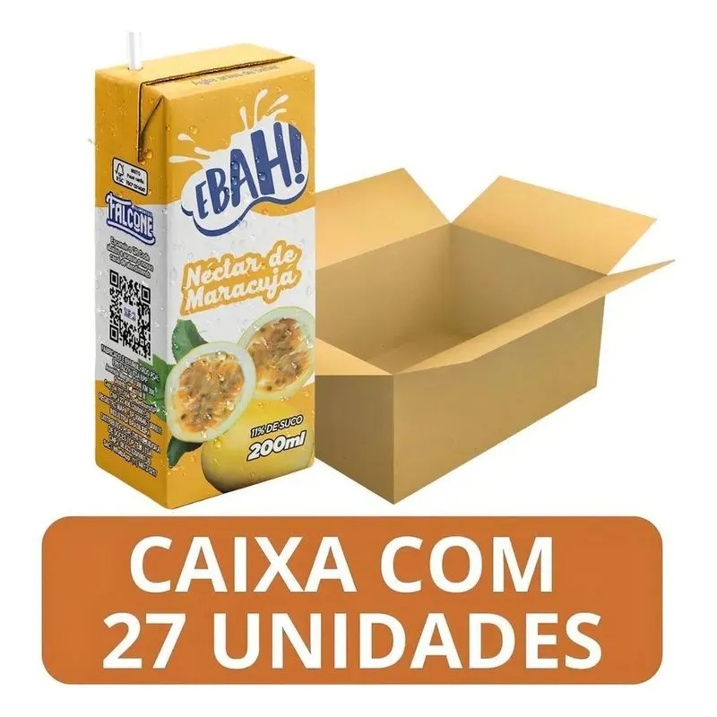 Suco Ebah Suco Misto De Maracujá Caixa Com 27 Unidades De 20
