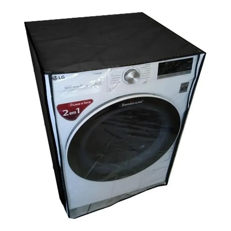 3x Capa Pra Maquina Lavar Lava E Seca 6kg 8,5kg 10kg 11kg Co