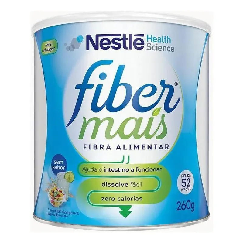5x Fibermais 260g - Nestlé Sabor Sem Sabor
